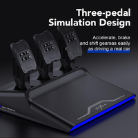 Nuevo Volante PXN-V99 con Force Feedback de 900 Grados para Simulador de Conducción y Carreras, Compatible con PS4, PS3, PC y Xbox