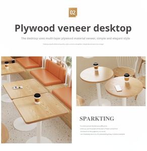 ที่นั่งบูธพนักพิงสบายสไตล์ครีมหวาน ซิต้า สลตา ดารา บาร์รา เหมาะสำหรับร้านขนมหวาน ร้านอาหารเน็ตฟลิกซ์ - Product Image 6