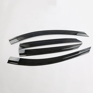 Accesorios Exteriores, Parasoles Laterales para Ventanas, Visera para Lluvia, Visera para Puerta, Cromado Negro para Sedán 3 2019 - Product Image 5