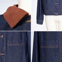 Fabricant de jeans sur mesure – Nouvelle collection automne-printemps – Veste en jean décontractée slim fit pour femme