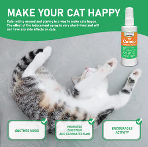 Spray Calmante per Gatti con Erba Gatta, Formula Naturale che Aiuta a Ridurre lo Stress e Incoraggia l'Interazione, per Gatti Oltre i 6 Mesi - Product Image 3