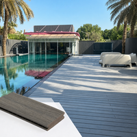 Planches de terrasse en bois composite DONGJIAN, imperméables et antidérapantes, pour terrasse et jardin