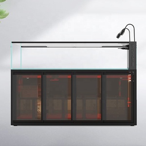 Grand aquarium personnalisé en verre <span class=keywords><strong>ultra</strong></span> transparent pour poissons tortues avec toit <span class=keywords><strong>plat</strong></span> - Product Image 2