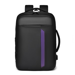 Sac à dos pour ordinateur portable grande capacité, antivol, imperméable, avec fermeture éclair, pour hommes d'affaires, décontracté, mode, voyage, trajets quotidiens, en tissu Oxford - Product Image 1