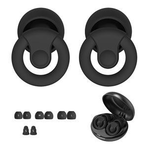 Embouts d'oreille en mousse à mémoire de forme personnalisables avec logo, 4 tailles, filtre en silicone, bouchons d'oreille silencieux, réduction du bruit, protection auditive, bouchons d'oreille pour le tir - Product Image 1