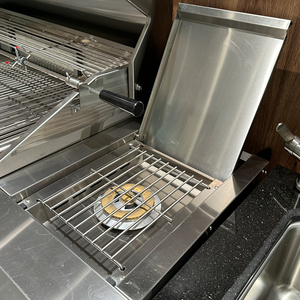 Estación de <span class=keywords><strong>Barbacoa</strong></span> Modular de Acero Inoxidable con Cajones, Parrilla a Gas, Cocina Exterior, Mueble para BBQ - Product Image 4