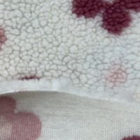 Tissu en sherpa jacquard personnalisé, lavable en machine, doux, imitation fourrure, peluche, pour housse de coussin pour enfants, décoration intérieure