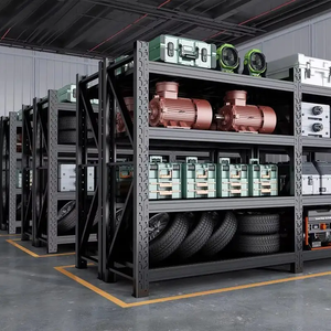 मध्यम शेल्फ भंडारण रैक उच्च ब्रैकेट गोदाम हटाने योग्य शुल्क रैकिंग औद्योगिक शेल्फ - Product Image 4