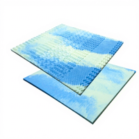 Surmatelas en mousse à mémoire de forme SUPER ergonomique, design zoné, soulagement de la pression, respirant, couleur personnalisable
