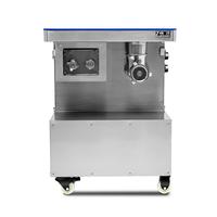 Hachoir à viande commercial 1,8 kW avec moteur en cuivre, lames en acier inoxydable, lame amovible, épaisseur réglable de 3 à 10 mm