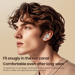 หูฟังไร้สายแบบ<span class=keywords><strong>ท</strong></span><span class=keywords><strong>รู</strong></span>ไวร์เลส พร้อมระบบตัดเสียงรบกวนรอบข้าง ไมโครโฟนตัดเสียงรบกวนขณะสน<span class=keywords><strong>ท</strong></span>นา เสียงเบสหนักแน่น รุ่น V 5.3 - Product Image 4