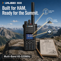 Radio bidirectionnelle XUNLIBAO pour radioamateurs 8608 10W Tri-bande Multi-bandes Clonage à une touche 199 canaux NOAA SOS Double charge pour SOTA POTA