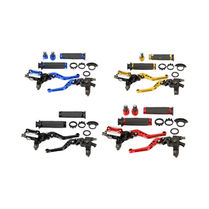 Piezas modificadas para motocicleta de cross-country: conjunto de freno de disco y embrague, bomba superior CNC, manillar y puños de manillar combinados - Product Image 5