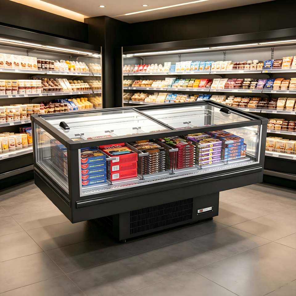 Html Box Display Type Stepped Open Fresh Meat Display Cooler Digital Thermostat Commercial ...