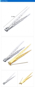 Pinzas de carbón metálicas grandes para shisha, pinzas largas para carbón, venta al por mayor - Product Image 5