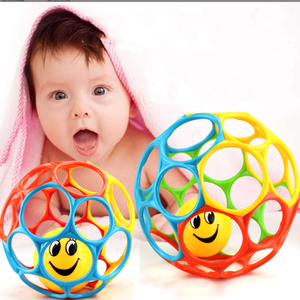 Poignée de main de Fitness écologique, sensorielle à secousses douces, facile à saisir, avec trous, boule de hochet pour enfants - Product Image 4