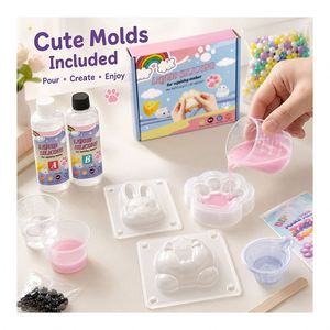 Fufu Squishy Handmaking Supplies Include Two Part <b>Silicone</b> Bottles Moulds Paint <b>Beads</b> Measuring Ware Protective Mitts Toysrunner - Product Image 2