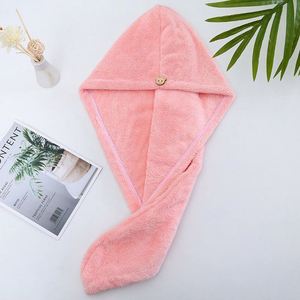 Serviette de bain en microfibre corail tissée à séchage rapide pour femme, absorbante, pour voyage, hôtel, maison, serviette pour essuyer les cheveux, bonnet de bain - Product Image 4