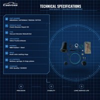 Caavoss Kit de réparation de suramortisseur d'embrayage de camion de bonne qualité certifié CE/EMARK pour 628493AM 627208AM 3192126 8171721 Garantie 1 an