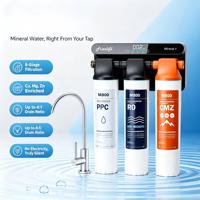 Meilleure Vente : Purificateur d'Eau RO Sans Pompe 800 GPD Sous Évier, Sans Réservoir, Débit Élevé, Certifié NSF372, Sans BPA, Osmose Inverse Résidentielle
