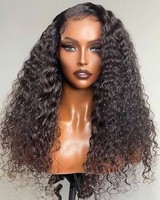 Perruque Bob Courte Bouclée en Cheveux Humains Indiens Ondulés Afro 13x4 de 8, 10 et 12 Pouces avec Dentelle HD pour Femmes Noires – Vente en Gros