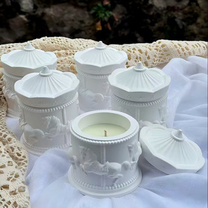 Rotating <strong>Carousel</strong> High-End Scented <strong>Candle</strong> Birthday Gift Bedroom Romantic Practical for Girls Recommended Handmade - Product Image 2