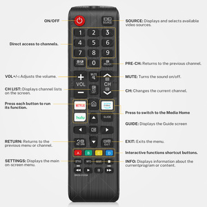 Grosir Baterai AAA BN59-01315B Laris Manis 4 Tombol untuk <span class=keywords><strong>Remote</strong></span> <span class=keywords><strong>Control</strong></span> TV Samsung LCD Universal 4K 8K QLED Smart TV - Product Image 5