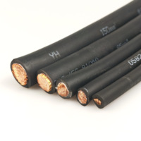 Huaqi 25mm² Schweißkabel Gummiisoliert 10mm 35mm 50mm 70mm 95mm Elektrisches Kupferkabel 300A Nennleistung Stromkabel
