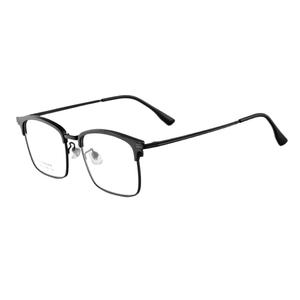 Gafas Rectangulares de Titanio Puro Ultraligeras con Protección Anti Luz Azul Unisex 23-21 - Product Image 1