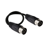 Câble Mini DIN RCA de haute qualité, connecteur mâle-femelle 6 broches, 8 broches, 9 broches vers MIDI DIN, gaine en PVC, en stock pour ordinateur