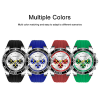 Meilleures montres à quartz à la mode Montres décontractées pour hommes Cadran lumineux Aiguilles chronographe Étanche Montres de luxe pour hommes