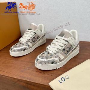 Zapatillas Deportivas Casuales Transpirables de Alta Calidad para Hombre, Zapatillas de Baloncesto y Tenis de Cuero Genuino de Lujo, Zapatos para Caminar - Product Image 3