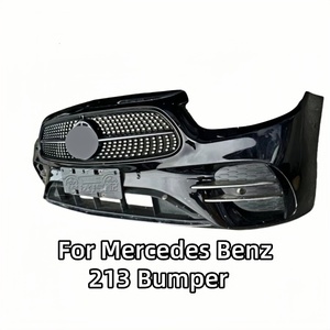 Pour <span class=keywords><strong>Mercedes</strong></span> Benz W213 Factory Fit pare-chocs avant mise à niveau haute qualité ABS carbone garde barre faciale pour E300 E400 AMG Style <span class=keywords><strong>luxe</strong></span> - Product Image 4