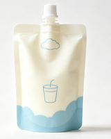 Pochettes souples composites portables de qualité alimentaire avec bec verseur pour yaourt, jus, soda, lait et autres boissons, taille personnalisable
