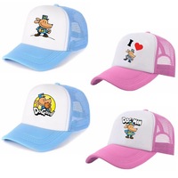Gorra Trucker Vintage de Espuma Lisa para Sublimación Personalizada, Gorra de Malla con Diseño Gráfico Estilo Anime, Gorra de Béisbol Snapback al por Mayor