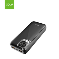 LCD persentase Power Pack Digital Pack Li baterai polimer PD 20W pengisian cepat Asli Bank daya 20000mAh grosir
