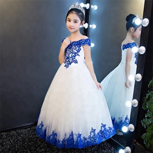 Nouvelles robes midi décontractées d'été pour enfants, à fleurs, pour mariage et fête, en dentelle et coton, avec nœud, pour filles, style féerique, ODM - Product Image 4