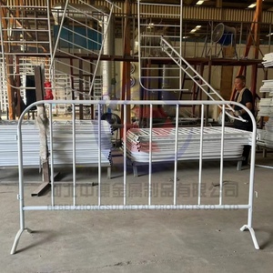 Precio bajo de fábrica Barrera de control de multitudes Valla temporal recubierta de polvo para multitud de conciertos - Product Image 3