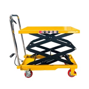 Carro Elevador de Tijera Hidráulico en Oferta, Plataforma Manual de 1.5m de Altura para Plantas de Fabricación - Product Image 3