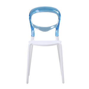Swan <b>Chair</b> 8079 Transparent Plastic <b>Dining</b> <b>Chair</b> <b>Stackable</b> For Home Office Living Room Adult Use - Product Image 4