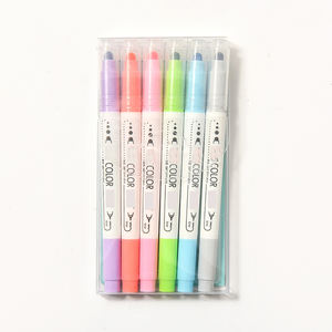 Marqueur à double pointe en acrylique à prix bas, pointe fine, marqueur à points, encre à base d'eau, non toxique, couleur douce, 100 couleurs, marqueur artistique - Product Image 1