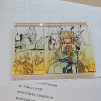Présentoir portable personnalisé en acrylique style carreaux pour cartes et bandes dessinées, avec étagère en plastique pour objets de collection décoratifs