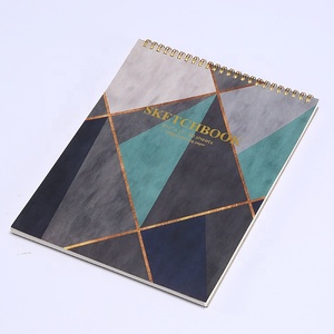 Tùy chỉnh in A4 bán buôn xoắn ốc máy tính xách tay Sketchbook vẽ cuốn sách phác thảo Pad - Product Image 4