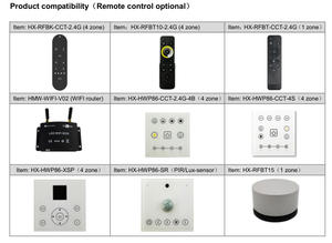 Trình Điều Khiển Mờ Led 2.4G Trình Điều Khiển Bảng Điều Khiển Led Điều Khiển Từ Xa RF 2.4GHZ (CCT) Công Tắc DIP 2.4G - Product Image 3