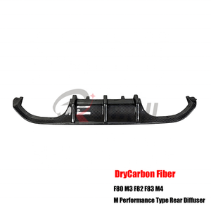 Difusor Trasero <span class=keywords><strong>de</strong></span> Fibra <span class=keywords><strong>de</strong></span> Carbono Seca Curado en <span class=keywords><strong>Autoclave</strong></span> Estilo F80 MP para BMW F80 M3 F82 F83 M4 2015+ - Product Image 3