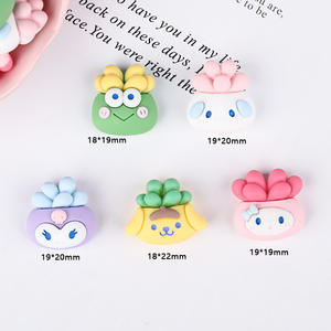 New Resin Accessories Cartoon Succulent <strong>Pot</strong> for Decoration - Product Image 1