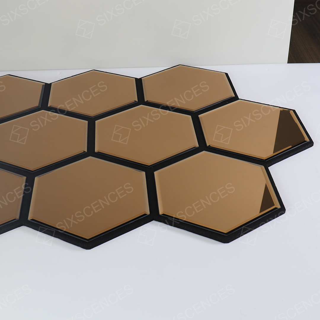 Mirror material interior design decorative panel sound absorbing wall panel Acoustic Wall