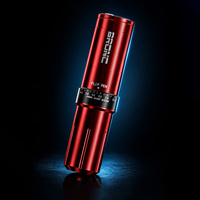 Bronc V12 Stijlvolle Batterij Met Grote Capaciteit 2.6-4.0Mm Verstelbare Zwitserse Motor 11000Rpm Draadloze Tattoo Penmachine