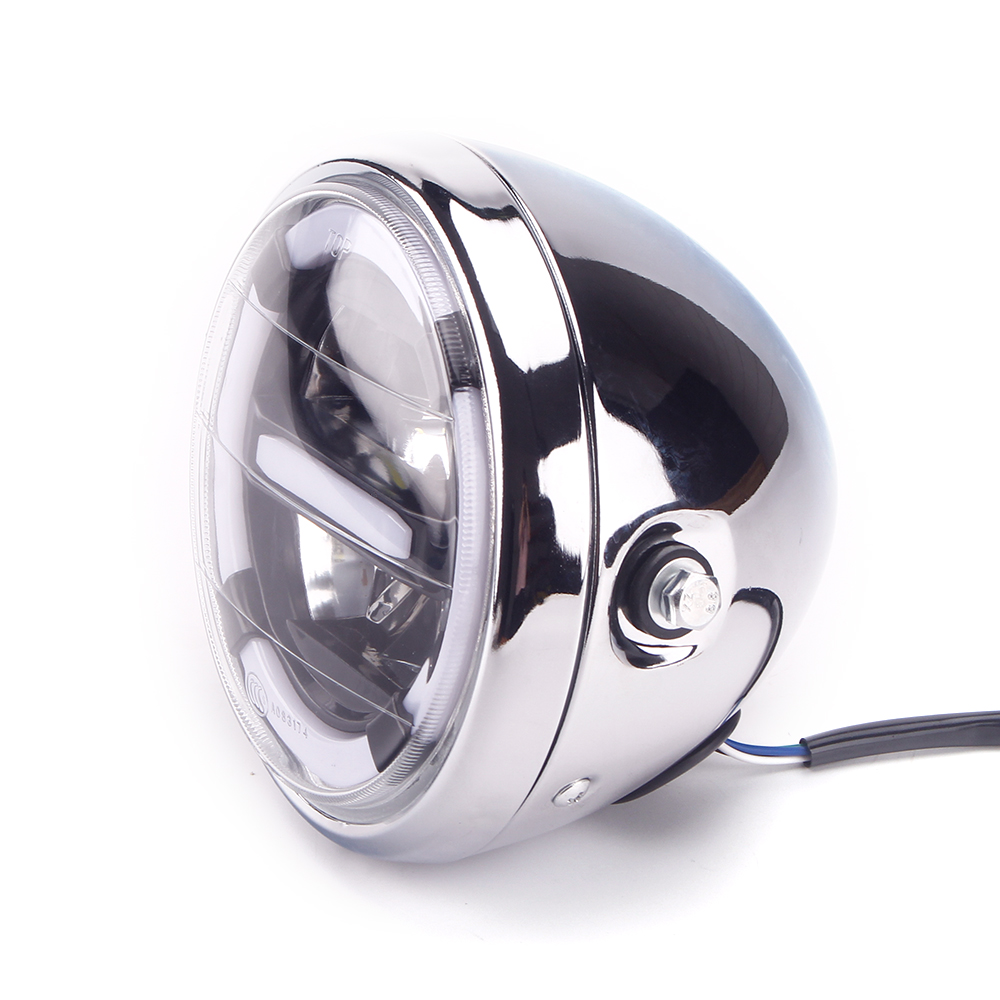Phare LED Rond 5.75" Pour Harley Sportster, Dyna Et Autres Motos - Feux De Route/croisement, Clignotants Et DRL Inclus - Étanchéité IP67