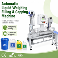 Machine de remplissage et de bouchage semi-automatique ZXSMART pour liquides, pour seaux de grande capacité de 20 litres, 3, 4 et 5 gallons